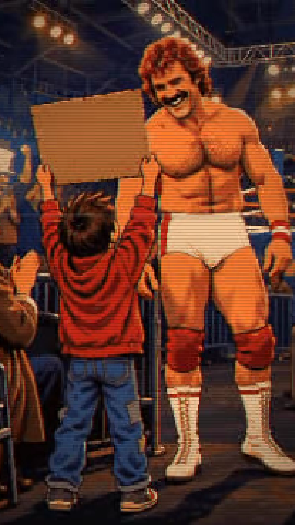 The opening film: 1979, the front row of the Harbor City Armory